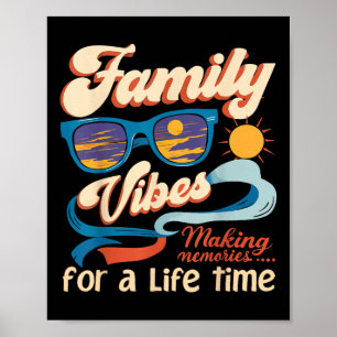 Poster Réunion familiale 2025 Vibes familiales Faire des