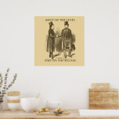 Poster Réunion masonique (Cuisine)