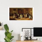 Poster Réunion masquée (Bureau à domicile)