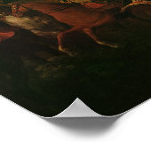 Poster Réunion pour la chasse Puits-du-Roi à Compiegne (Coin)