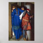 Poster Réunion sur les escaliers de la tourelle par F. W. (Devant)