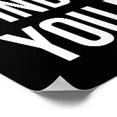 Poster Réussir - Motivation de l'agitation (Coin)