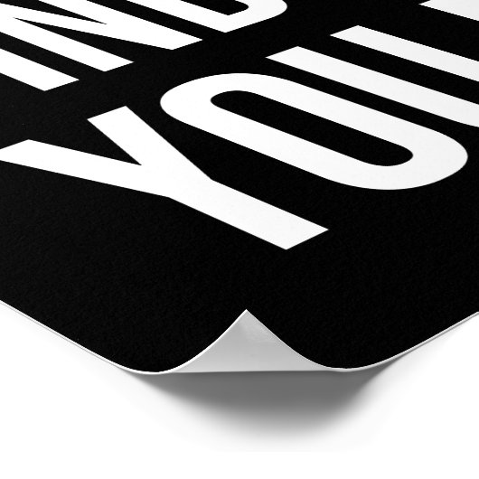 Poster Réussir - Motivation de l'agitation (Coin)