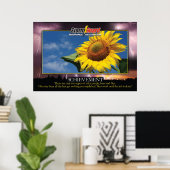 Poster "Réussite" de la garde contre la tempête de (Bureau à domicile)