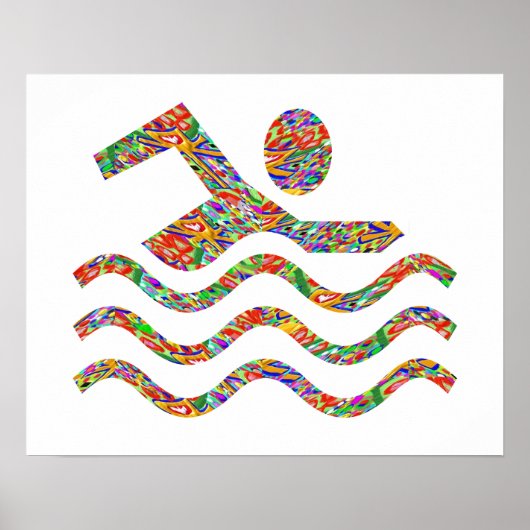 Poster Réussite de la natation (Devant)