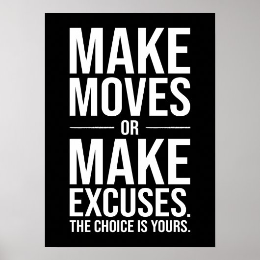 Poster Réussite de l'animation - Effectuer des déplacemen (Devant)