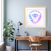 RÉUSSITE DE L'ENVISION Motivation OEil boho inspir