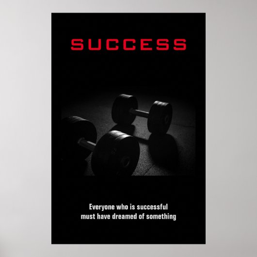 Poster Réussite Formation Bodybuilding (Devant)