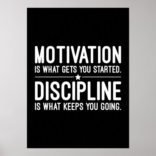 Poster Réussite, Hustle, Grind et Gym Motivationnel (Devant)
