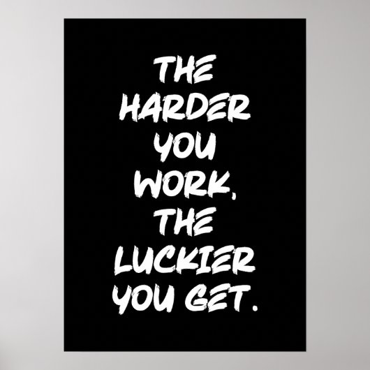Poster Réussite, Hustle, Grind et Gym Motivationnel (Devant)