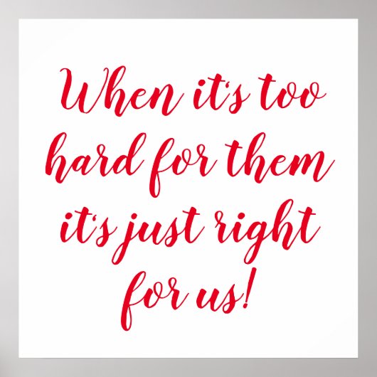 Poster Réussite Motivation Inspiration manuscrite (Devant)