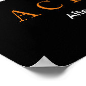 Poster Réussite motivationnelle Alpinisme au sommet (Coin)