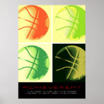 Poster Réussite Motivationnelle Basketball Sport Pop Art<br><div class="desc">J'Aime Ce Jeu. Sports Populaires - Basketball Game Ball Image.</div>