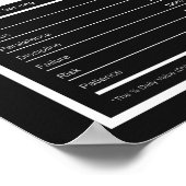 Poster Réussite Valeur nutritionnelle | Devis motivationn (Coin)