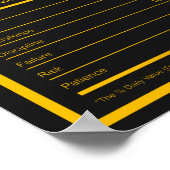 Poster Réussite Valeur nutritionnelle | Devis motivationn (Coin)