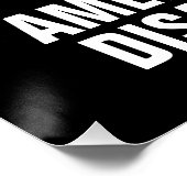 Poster Rev Glossy Version LOI SUR LES AMÉRICAINS HANDICAP (Coin)