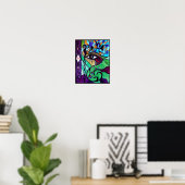 Poster Rêvasserie (Bureau à domicile)