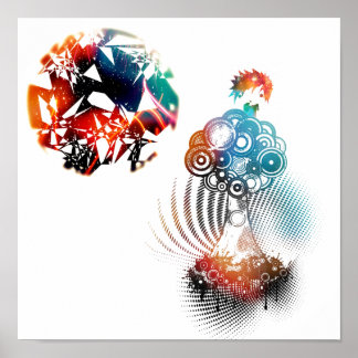 Poster rêve Abstrait