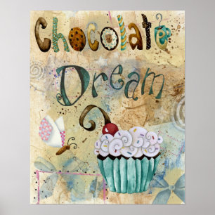 Poster Rêve au chocolat 16x20