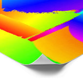 Poster Rêve couleur Abstrait (Coin)