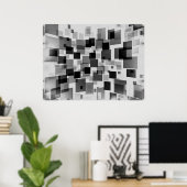 Poster Rêve Cubiste (Bureau à domicile)