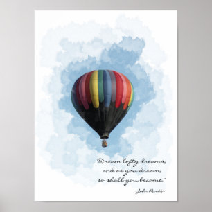 Poster Rêve de ballon à air chaud
