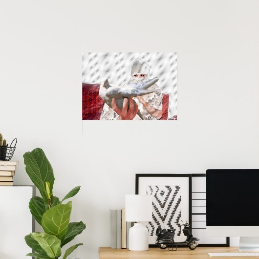 Poster rêve de colombe blanche (Bureau à domicile)