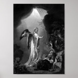Poster Rêve de copie vintage d'art de Jacob