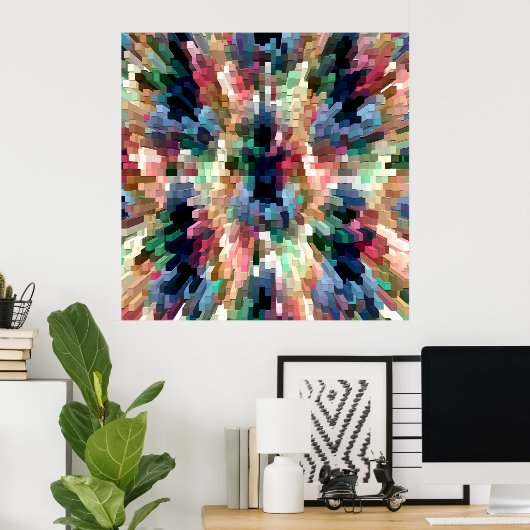 Poster Rêve de couleur..... (Bureau à domicile)