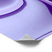Poster Rêve de Fleur Violette (Coin)