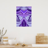 Poster Rêve de Fleur Violette (Cuisine)