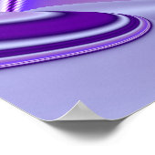 Poster Rêve de Fleur Violette (Coin)