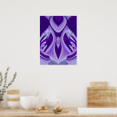 Poster Rêve de Fleur Violette (Cuisine)