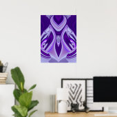 Poster Rêve de Fleur Violette (Bureau à domicile)