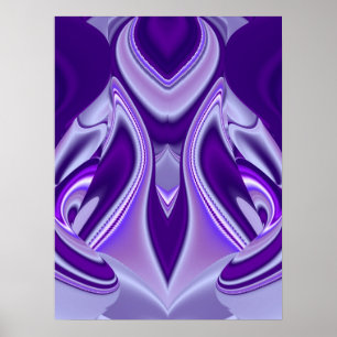 Poster Rêve de Fleur Violette