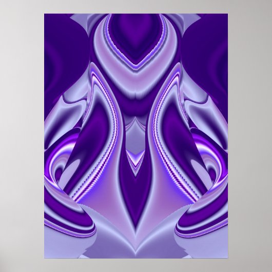 Poster Rêve de Fleur Violette (Devant)