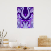 Poster Rêve de Fleur Violette (Cuisine)