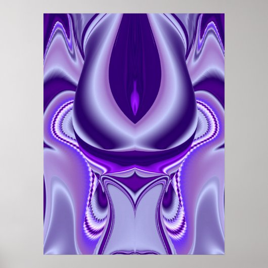 Poster Rêve de Fleur Violette (Devant)