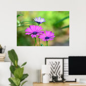 Poster Rêve de fleurs (Bureau à domicile)