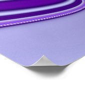 Poster Rêve de fleurs violettes (Coin)