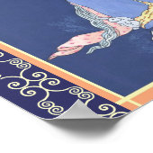 Poster Rêve de lapin drôle (Coin)