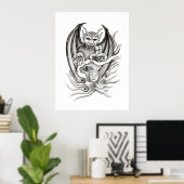 Poster Rêve de minuit - démons (Bureau à domicile)