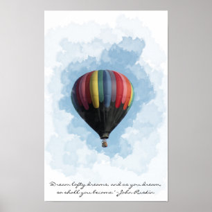Poster Rêve de Montgolfière