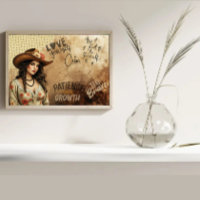 Rêve de poussière Citation d'amour Vintage de West