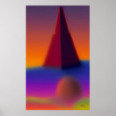 Poster Rêve de pyramide machiné (Devant)
