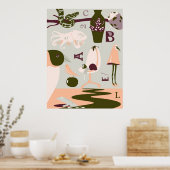 Poster Rêve de zoo (Cuisine)