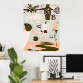 Poster Rêve de zoo (Bureau à domicile)