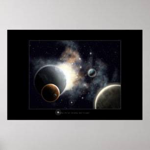 Poster Rêve d'espace extra-atmosphérique