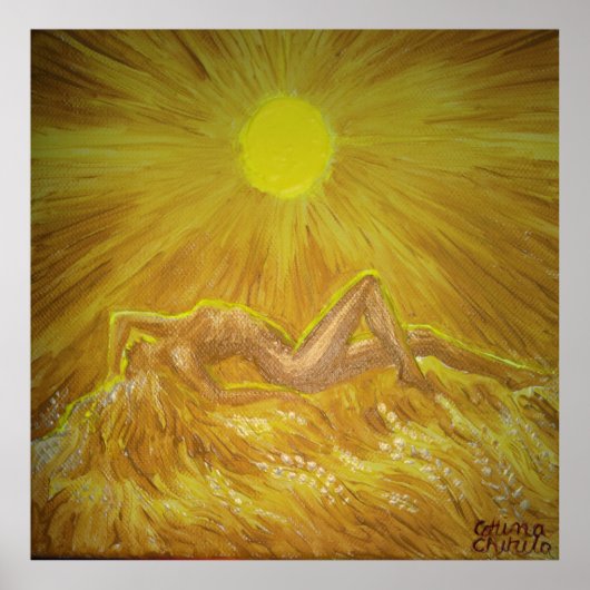 Poster rêve d'été solaire (Devant)