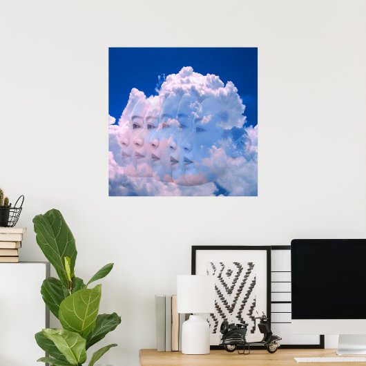 Poster Rêve du cloud (Bureau à domicile)